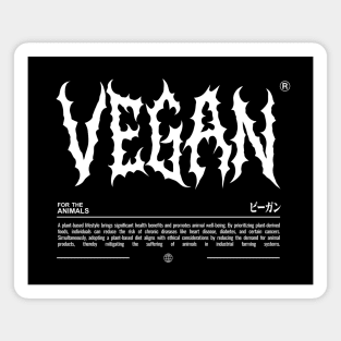 Edgy Vegan Magnet